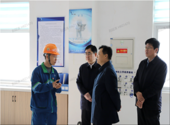 东营市委常委、常务副市长何宪卓一行莅临赫邦公司检查指导工作 东营市委常委、常务副市长何宪卓一行莅临赫邦公司检查指导工作